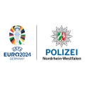 UEFA EURO 2024 Turnierlogo Composite Polizei NRW