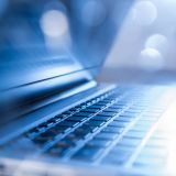 Tastatur eines Laptops