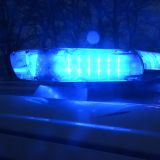 Blaulicht im Dunkeln