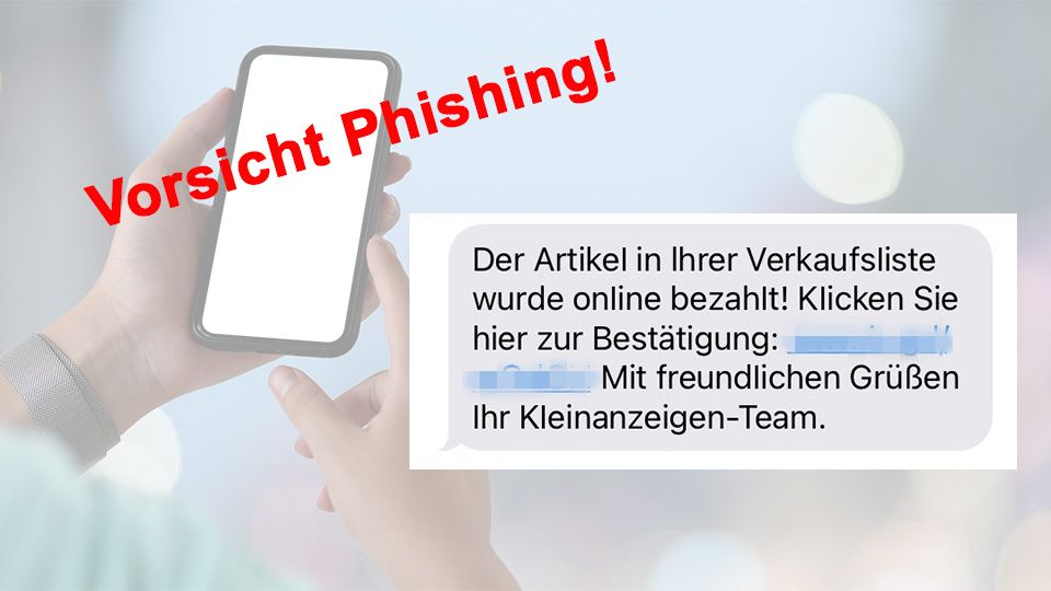 Vorsicht vor Phishing-SMS