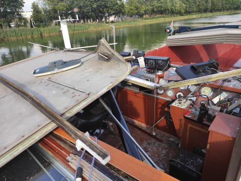 Schiffsunfall auf dem Dortmund-Ems-Kanal