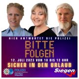 Bitte folgen - sicher in den Urlaub